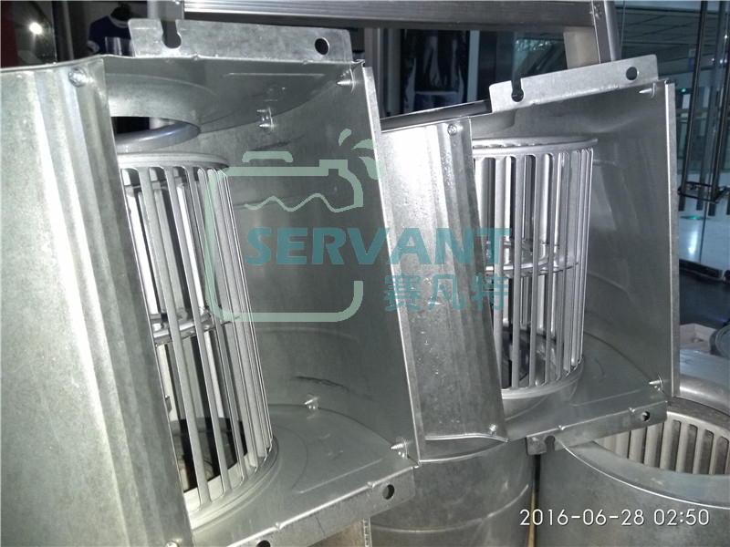 清洗后的風(fēng)輪及蝸殼